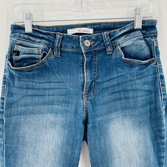 KANCAN Estilio Blue Denim Skinny Leg Jeans 7/27 - Picture 4 of 12